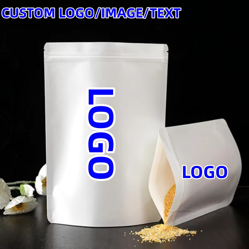 Food Like Snacks - 100PCS White Paper + PE Inlay