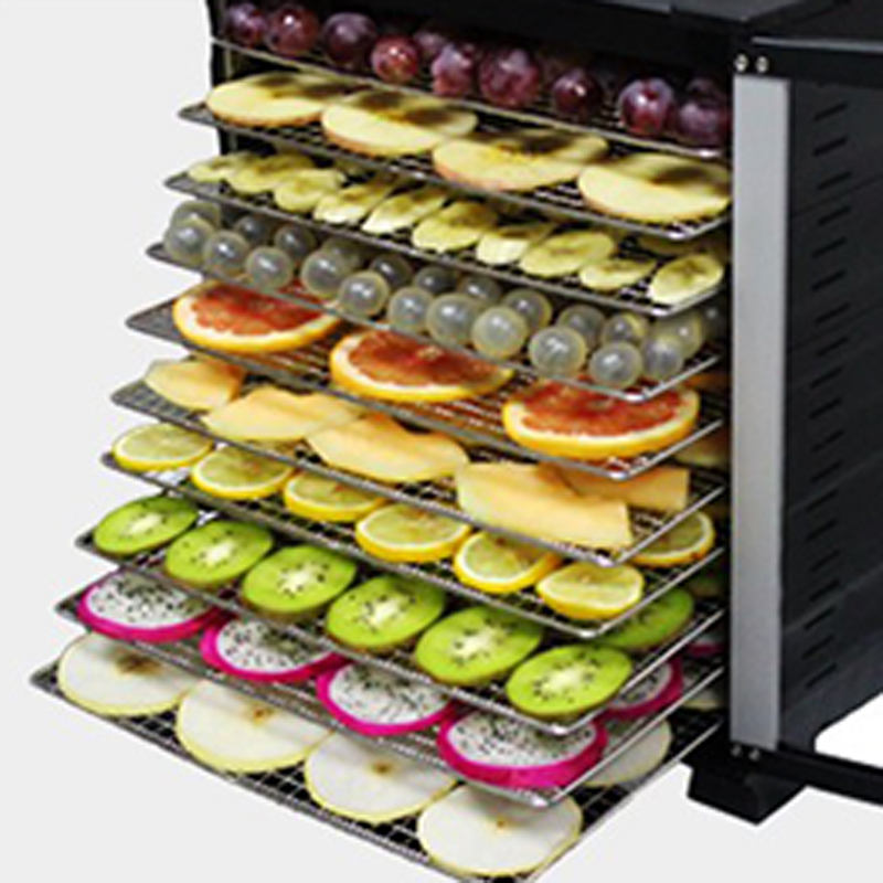 Fast Food With Snacks - 10 Trays Food Dehydrator Household Stainless