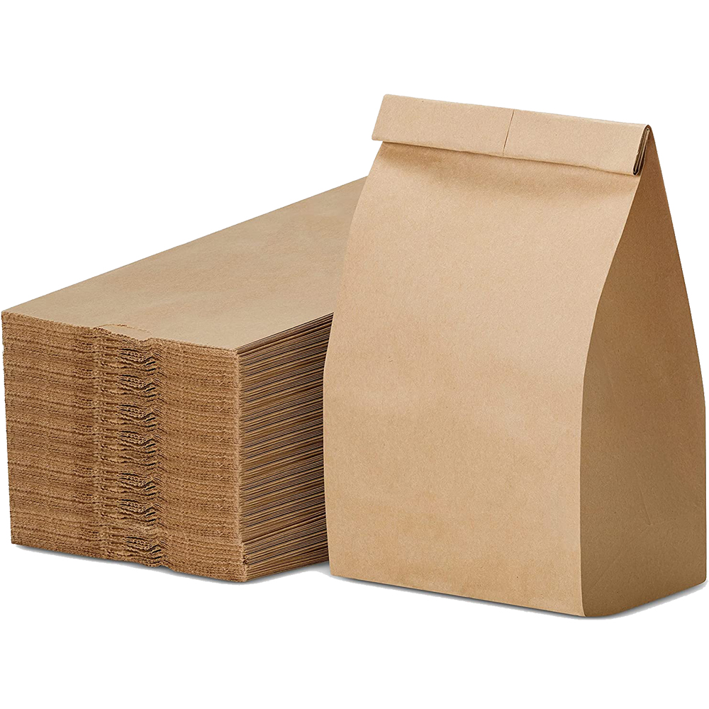 Food Day Snacks - Paper Lunch Bags 20/50PCS Kraft Paper
