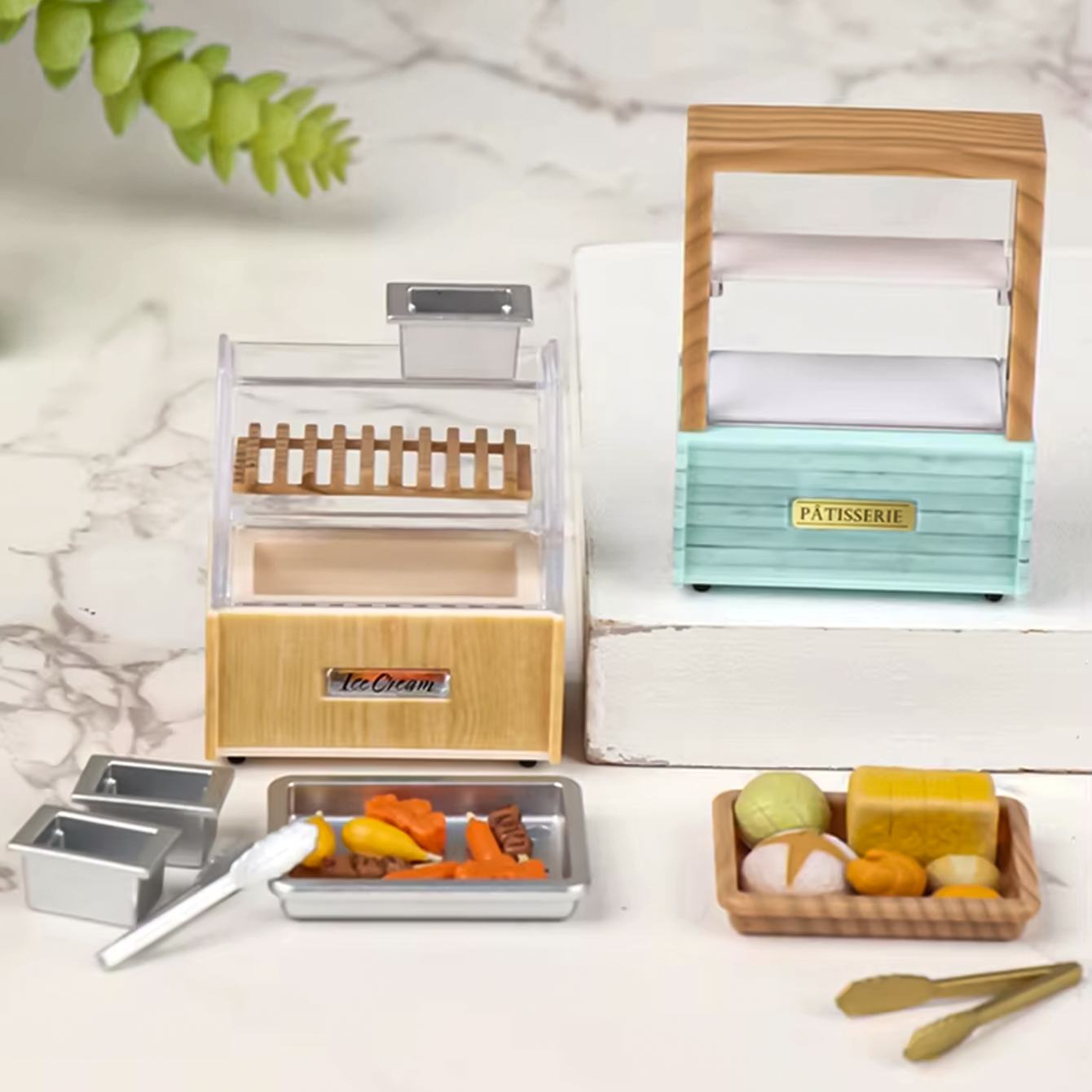Dollhouse Miniature Bread Cabi - Food With Snacks recension och pris