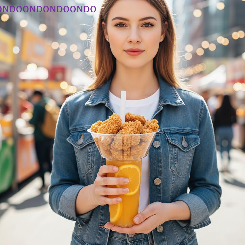 Bubble Milk Tea Cup Bowl Snack - Food Snacks For Camping recension och pris
