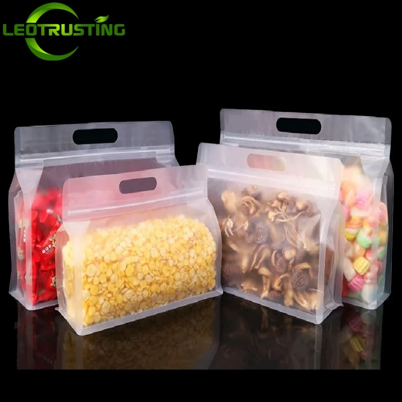 50PCS Frosted 3D Stand Up Zipl - Food Day Snacks recension och pris