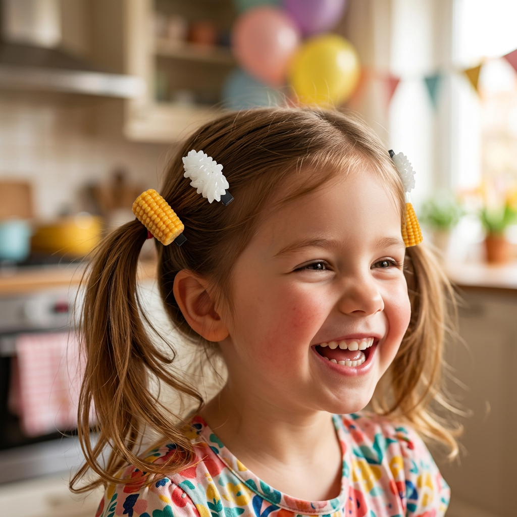 Mini Food Hair Clips Set Reali - Food Like Snacks recension och pris
