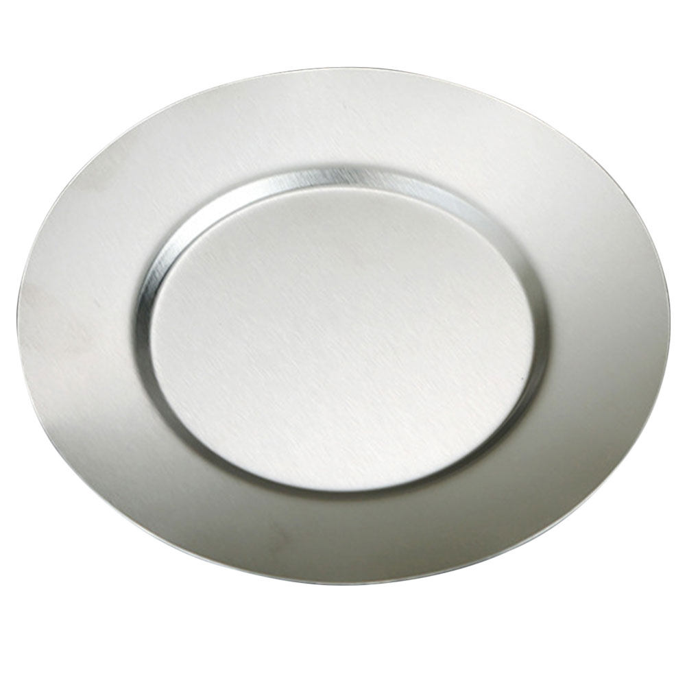 Stainless Steel Plate Round Wi - Food Snacks For Camping recension och pris
