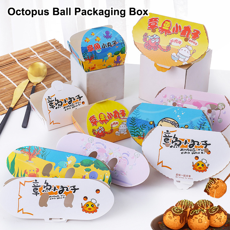 100Pcs Disposable Cartoon Octo - Street Food Snacks recension och pris