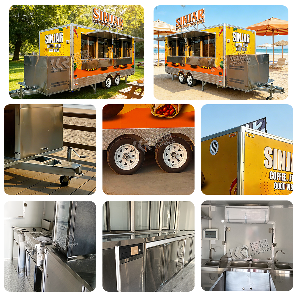 CE DOT Outdoor Food Trailers S - Fast Food With Snacks recension och pris