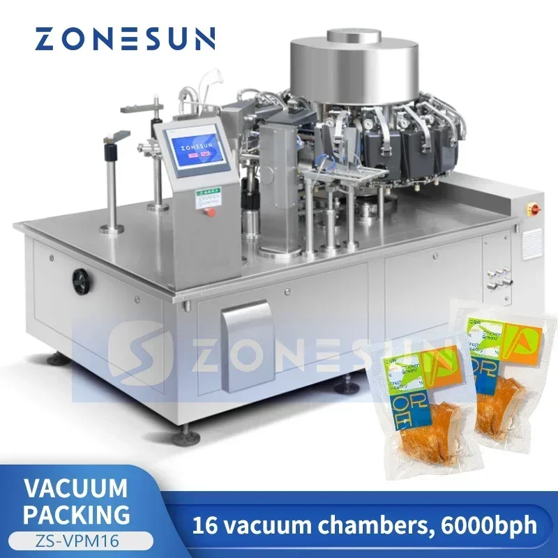 ZONESUN ZS-VPM16 Rotary Vacuum - Food With Snacks recension och pris