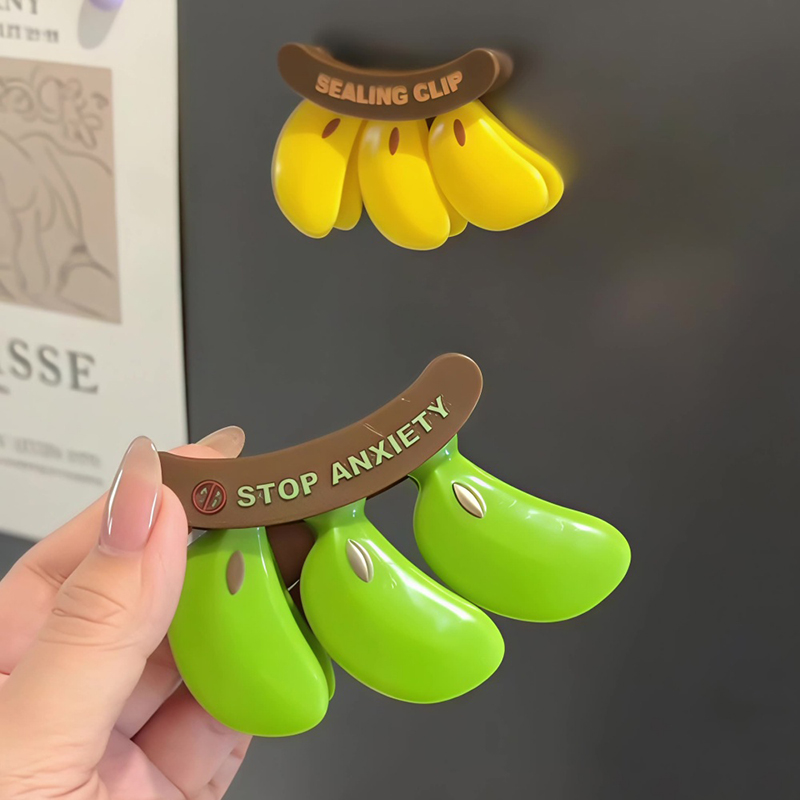 Banana Shaped Fridge Magnets B - Food Snacks For 1 Year Old recension och pris