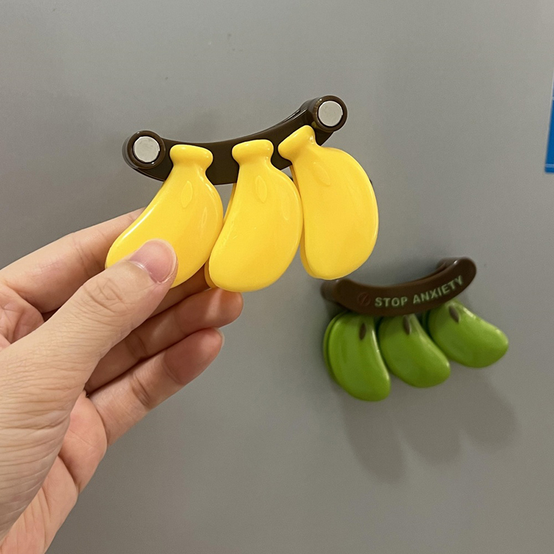 Banana Shaped Fridge Magnets B - Food Snacks For 1 Year Old recension och pris