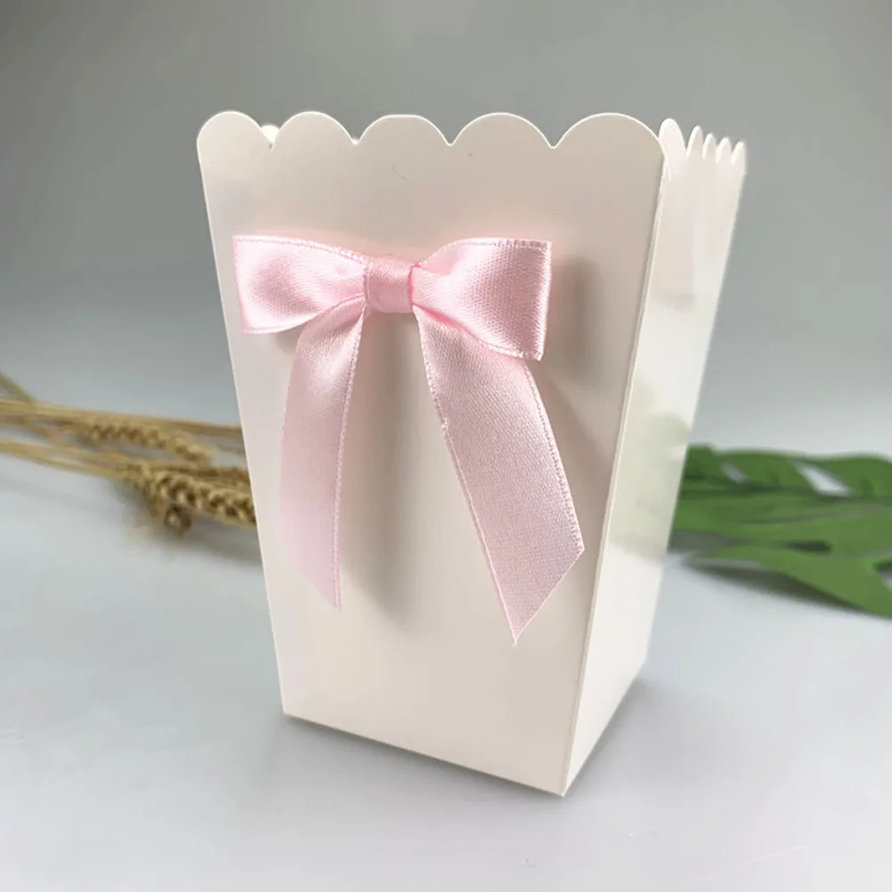 12pcs Pink Bow Popcorn Box Par - Food Snacks For 1 Year Old recension och pris