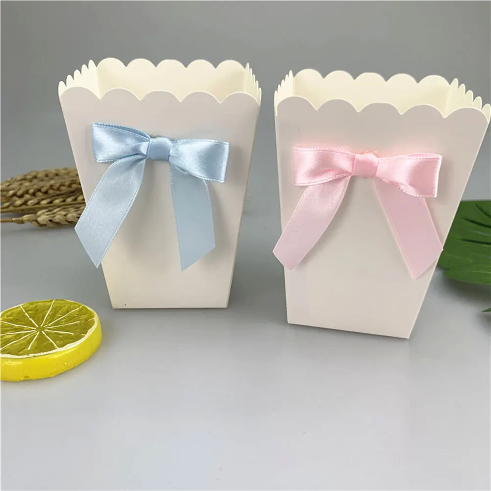 12pcs Pink Bow Popcorn Box Par - Food Snacks For 1 Year Old recension och pris