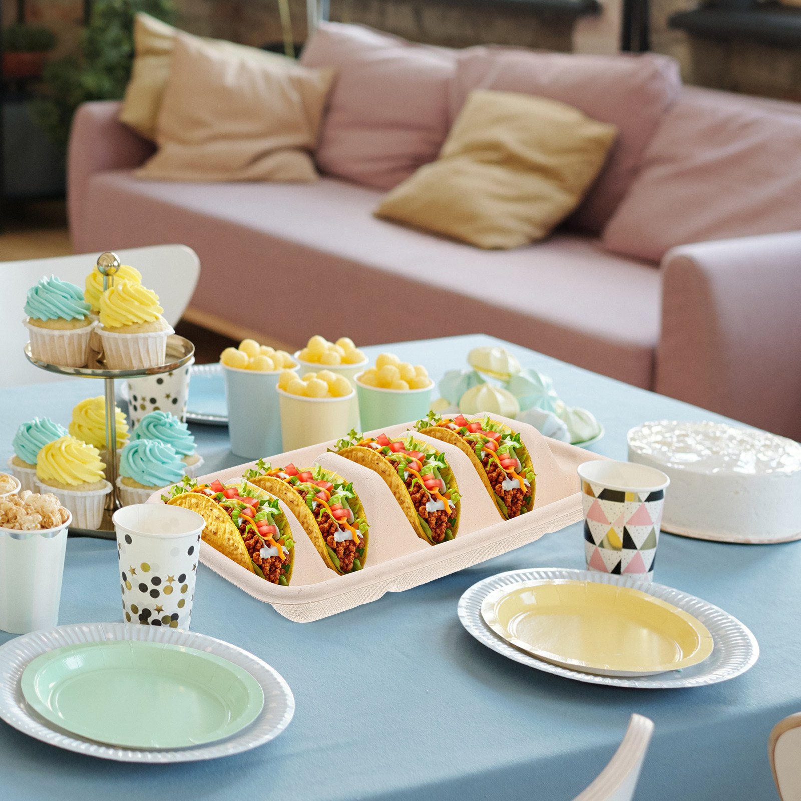 50Pcs Taco Holders Disposable  - Street Food Snacks recension och pris