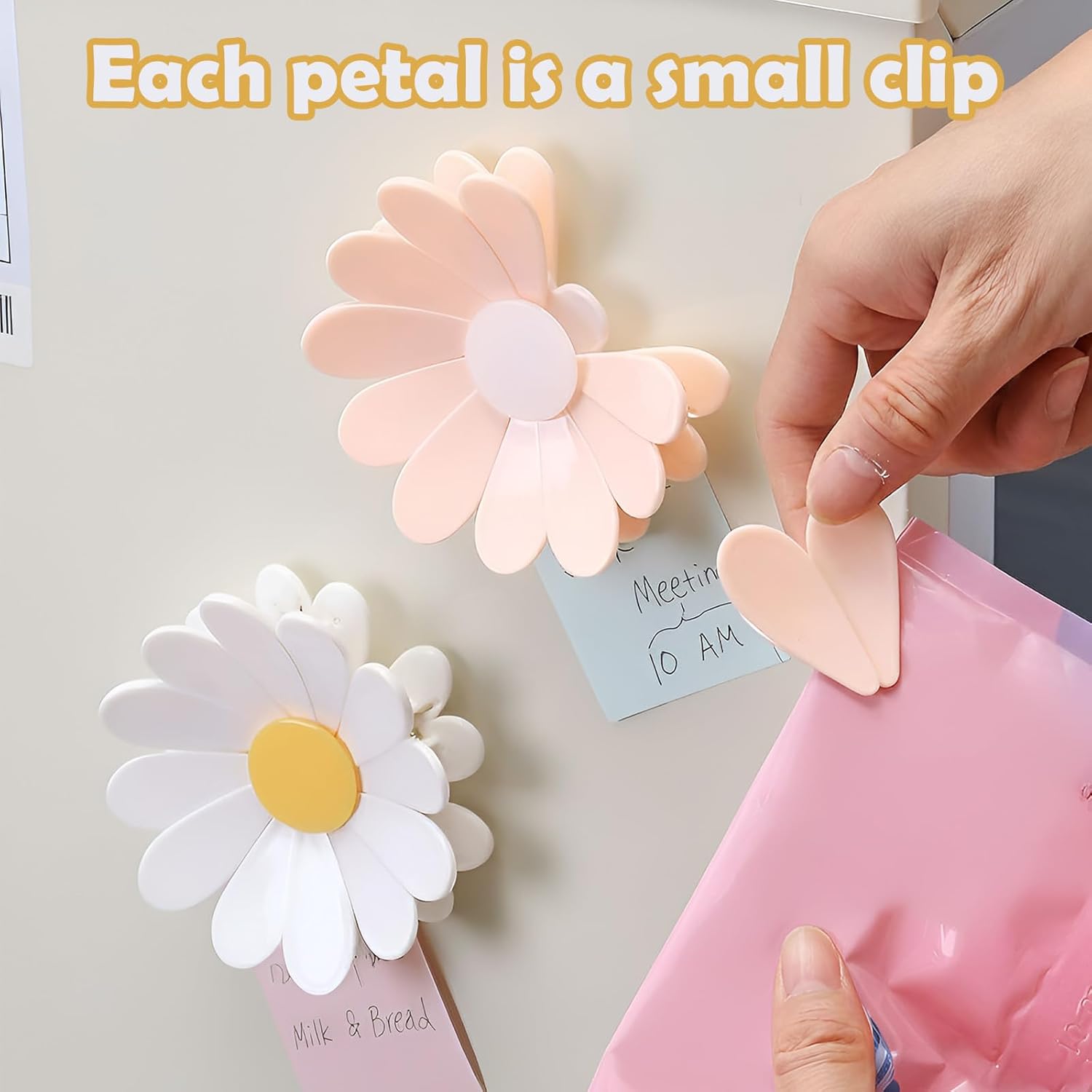 1-Piece Daisy Magnetic Bag Cli - Food Snacks For 1 Year Old recension och pris