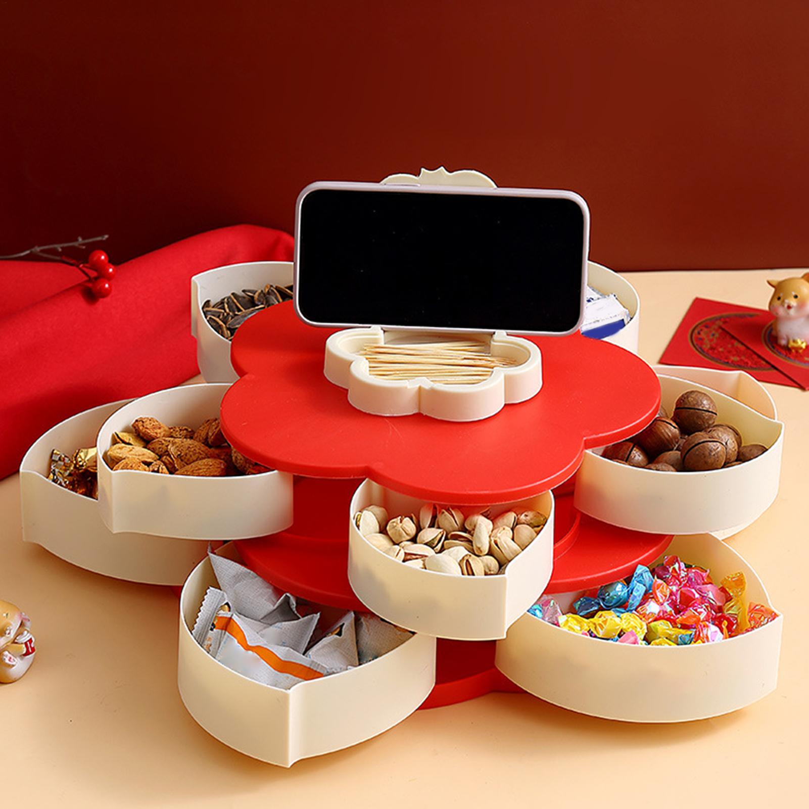 Divided Serving Tray Petal Sha - Food Snacks In India recension och pris