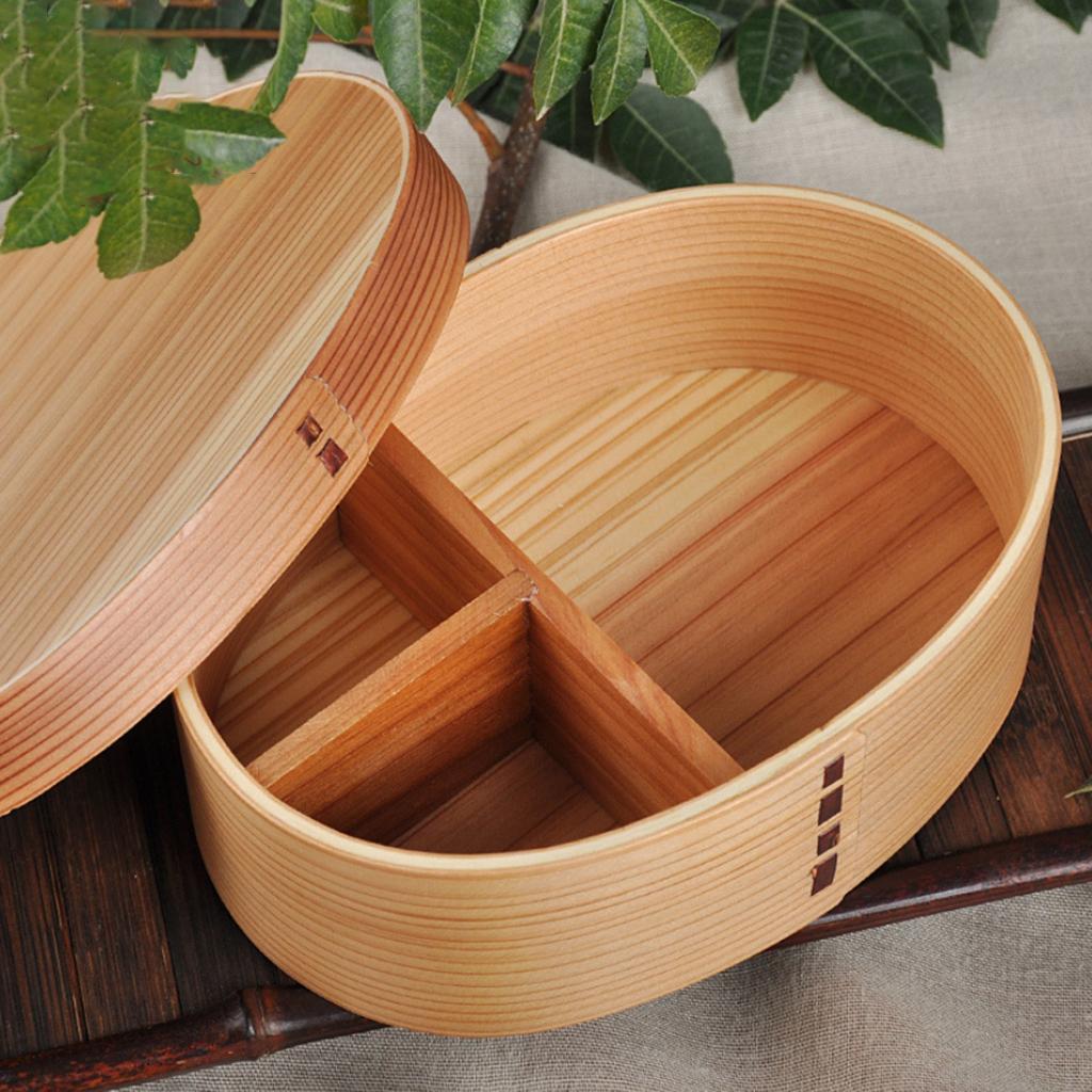 Wood Lunch Box Food Sushi Sand - Food In Japanese Snacks recension och pris