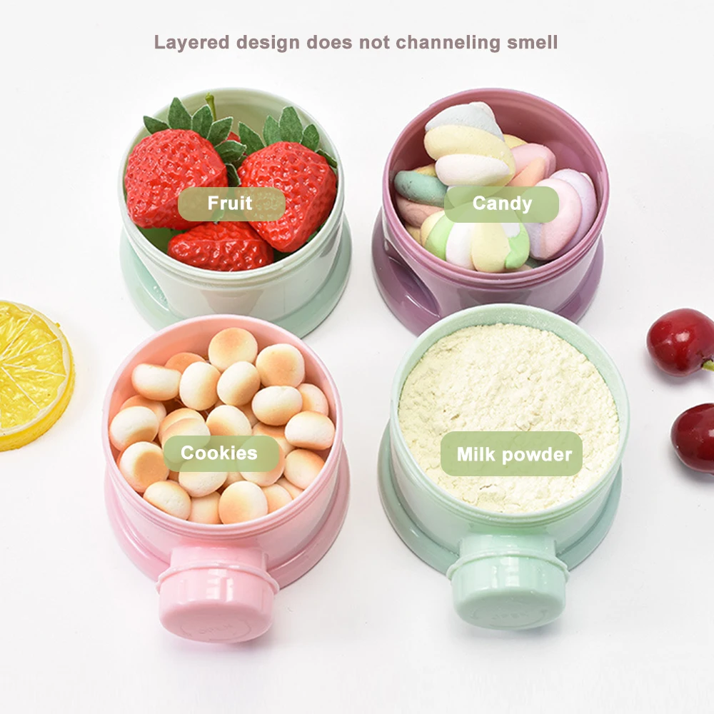 4Layer Bear Style Portable Mil - Food Snacks For 1 Year Old recension och pris