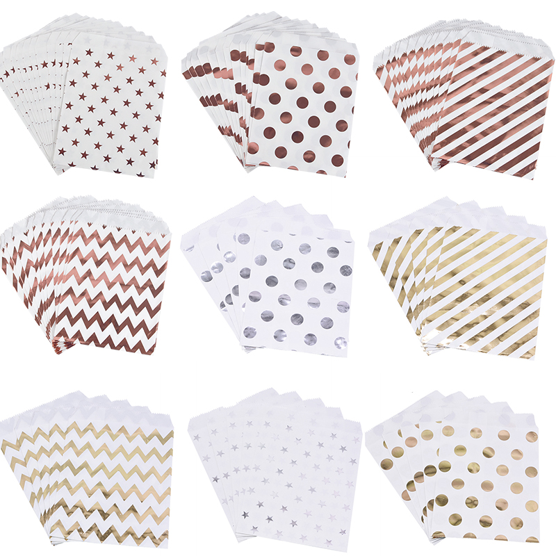 25/50pcs Rose Gold Candy Paper - Food Like Snacks recension och pris