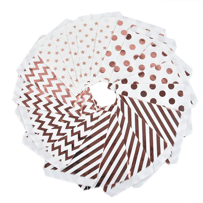 25/50pcs Rose Gold Candy Paper - Food Like Snacks recension och pris