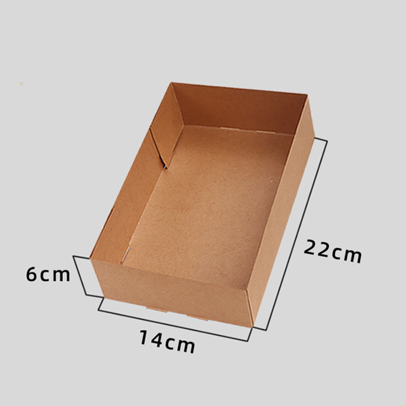 20/50Pcs Kraft Paper Food Tray - Fast Food With Snacks recension och pris