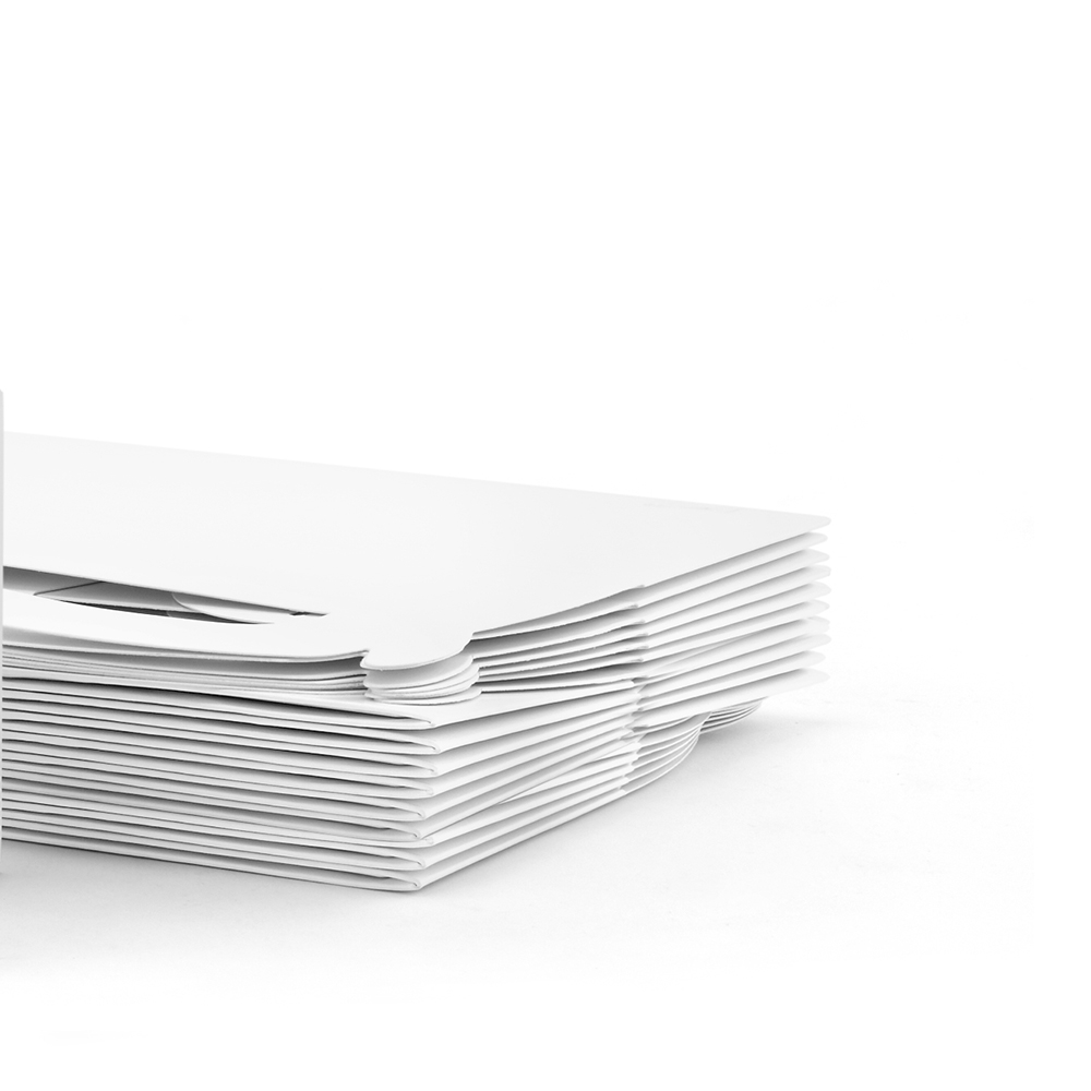 10pcs Large Gable Boxes White  - Food Like Snacks recension och pris