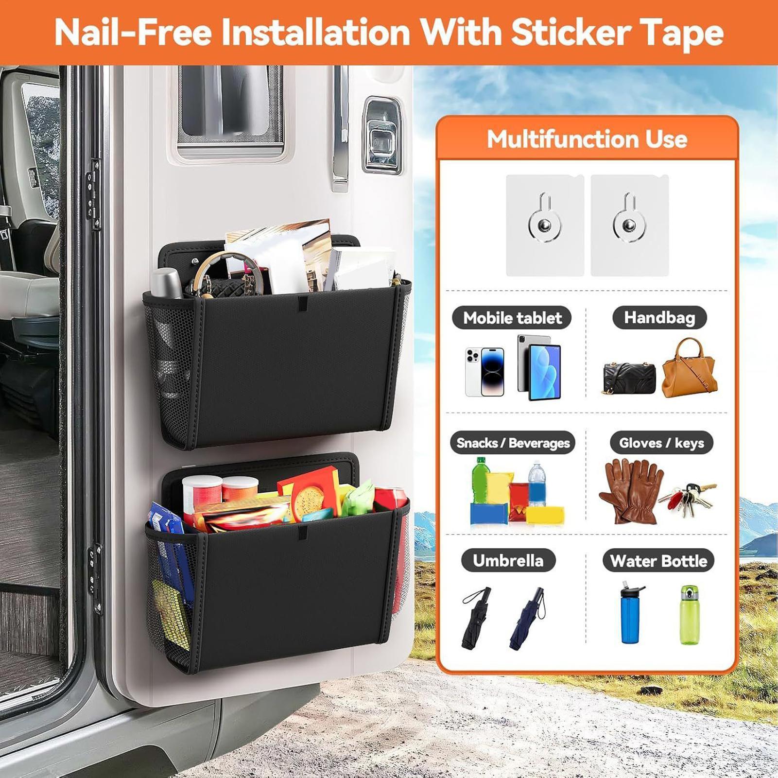 Door Storage Organizer 2 Piece - Rv Snacks & Food Zone Surat Menu recension och pris