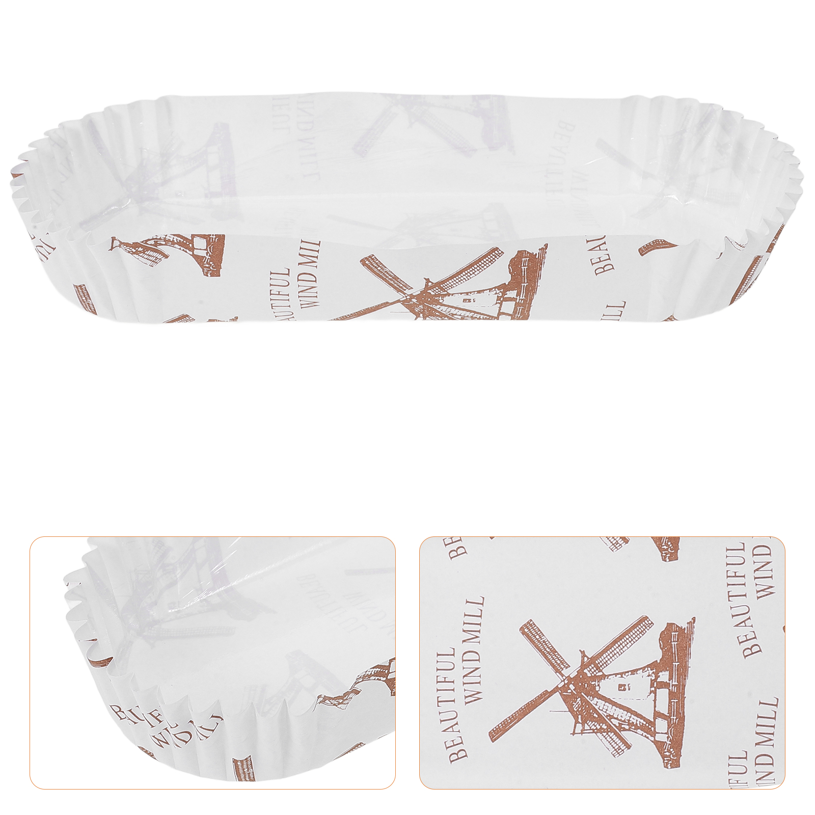 100 Pcs Hot Dog Tray Disposabl - Food And Snacks For Picnic recension och pris