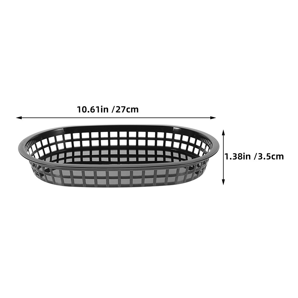 4Pcs Plastic Fruit Basket Set  - Food And Snacks For Picnic recension och pris