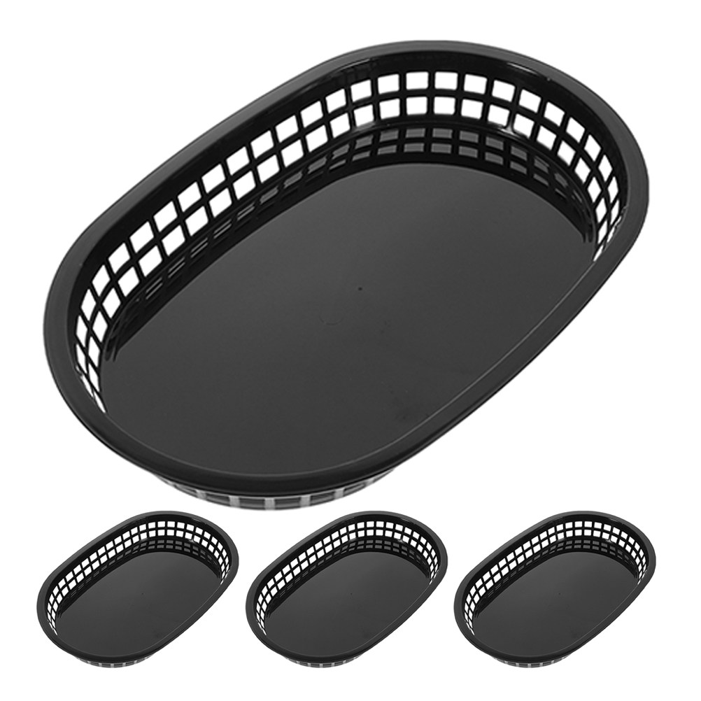 4Pcs Plastic Fruit Basket Set  - Food And Snacks For Picnic recension och pris