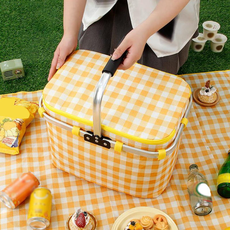 Retro Pastoral Lunch Bag Foldi - Food And Snacks For Picnic recension och pris
