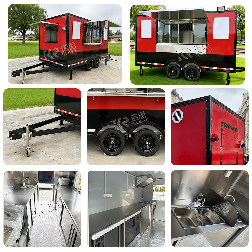 New Food Truck Trailer for Sal - Street Food Snacks recension och pris