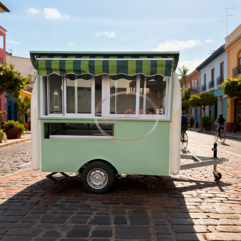 Mobile coffee, bar, sales cart - Rv Snacks & Food Zone Surat Menu recension och pris