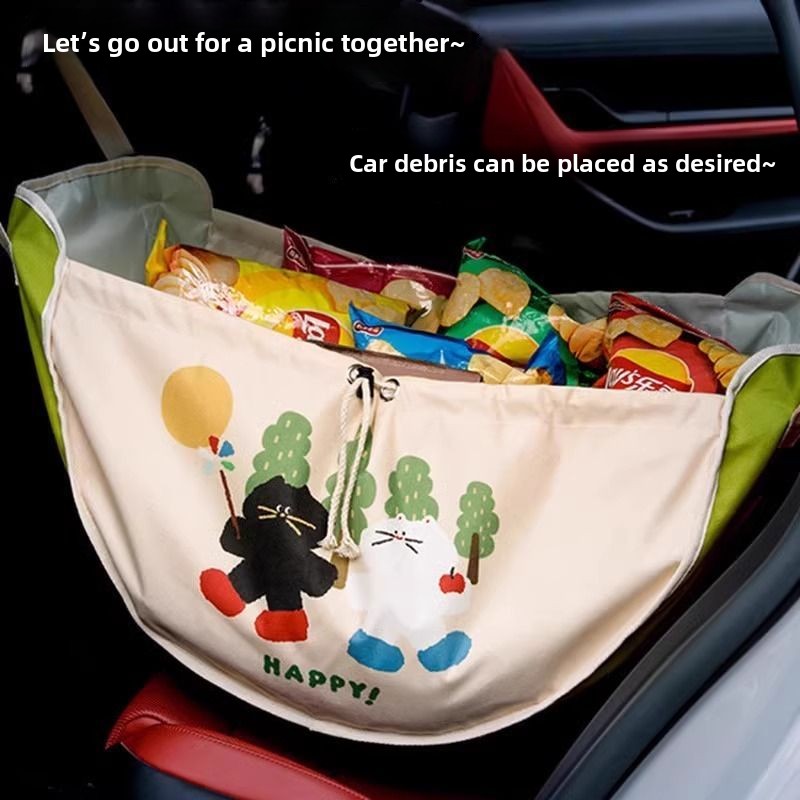 Large Capacity Car Storage Bag - Food And Snacks For Picnic recension och pris