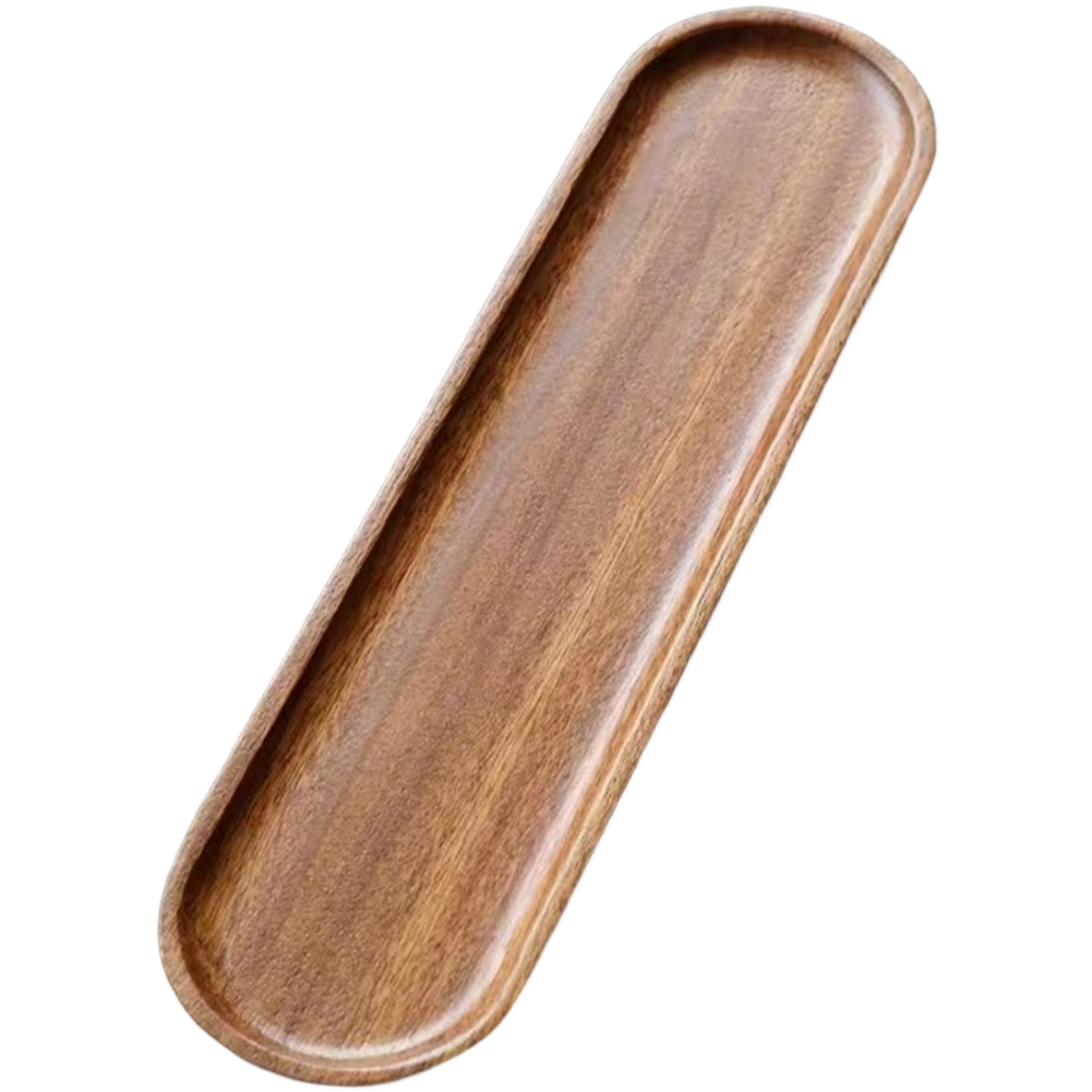 Walnut Wood Tray Tableware Rec - Food In Japanese Snacks recension och pris