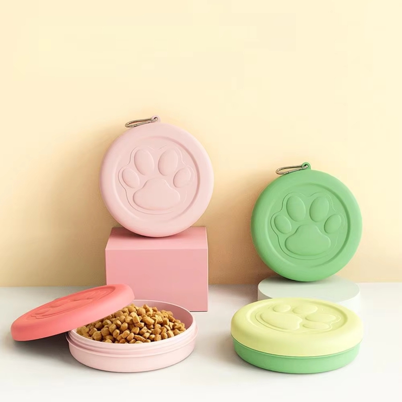 11/14cm2-in-1 Travel Dog Bowl  - Food Snacks For Camping recension och pris
