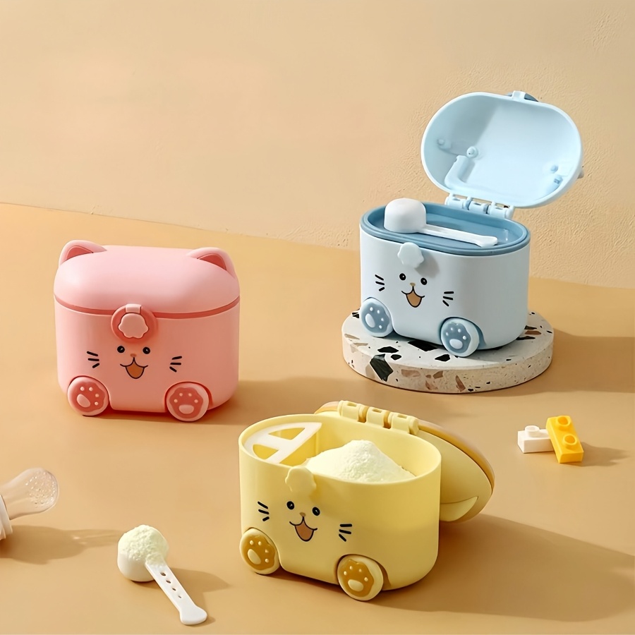 Cute Cat Milk Powder Container - Food Snacks For 1 Year Old recension och pris