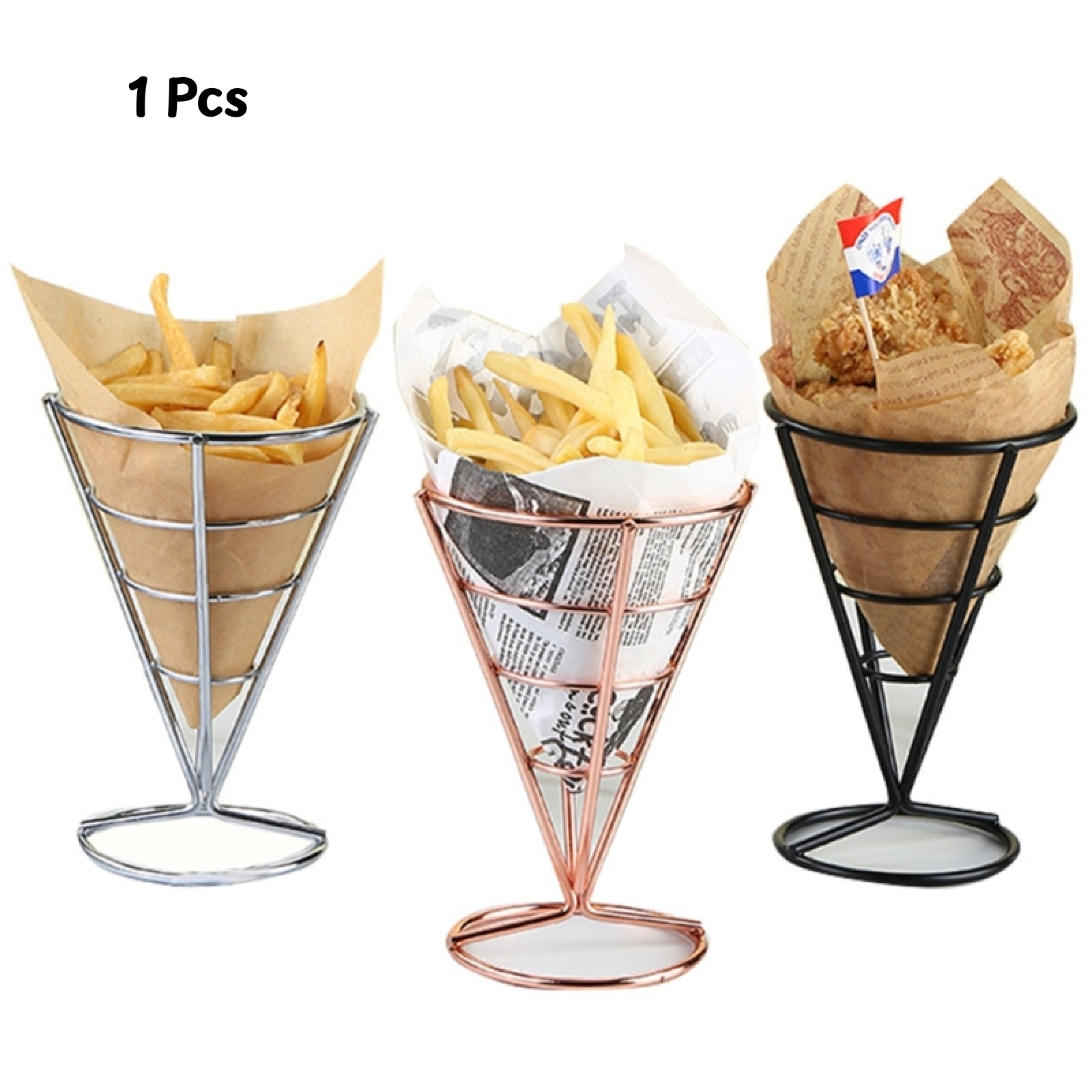 Cone Holder Stand French Fried - Food And Snacks For Picnic recension och pris