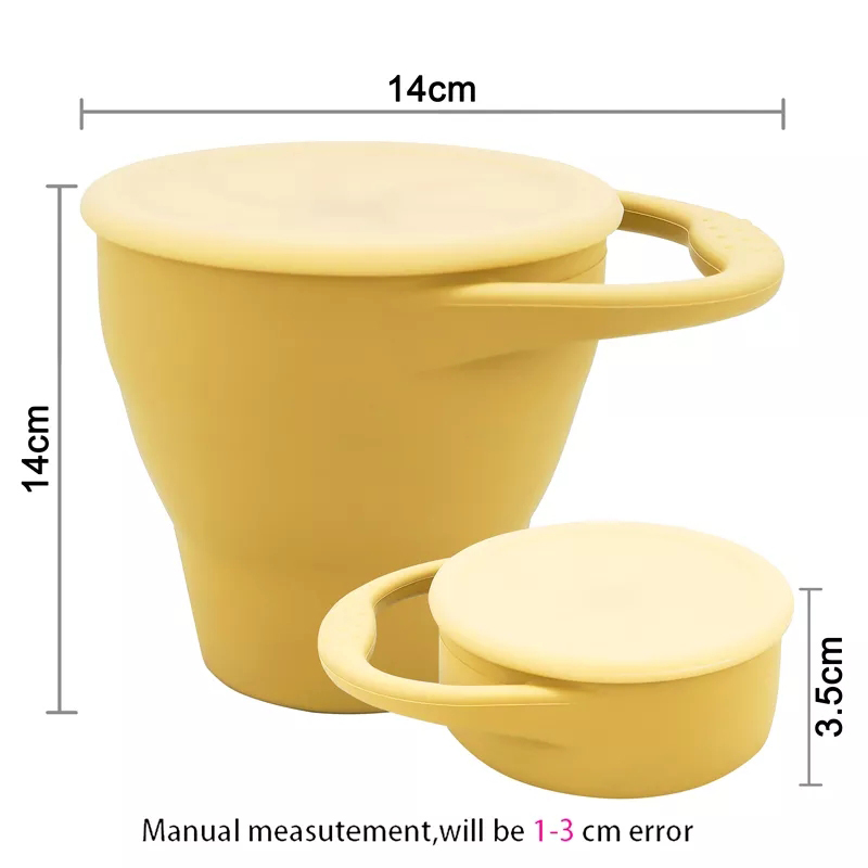 Baby Snack Cup Collapsible Sil - Food Snacks For 1 Year Old recension och pris