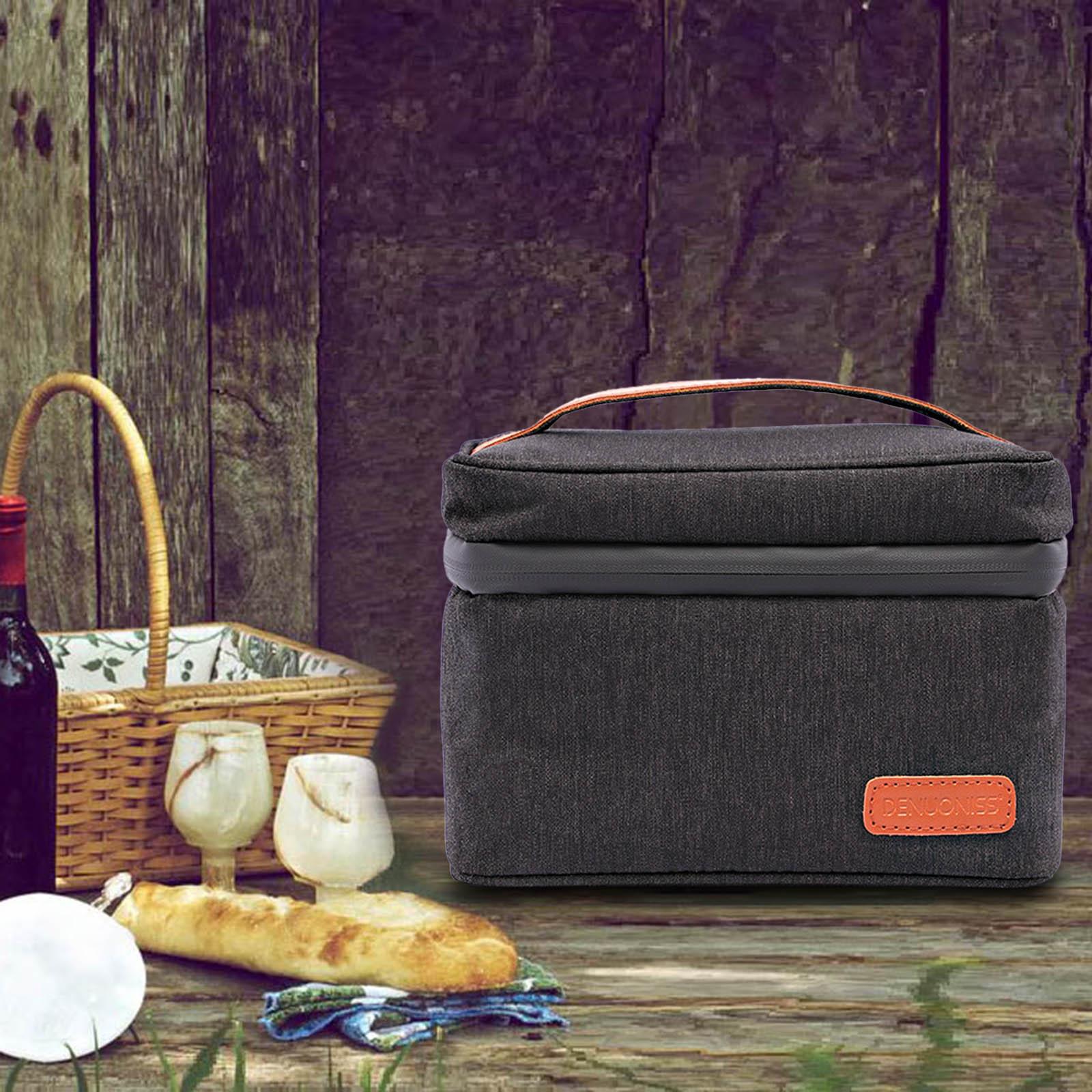 Insulated Lunch Bag Cooler Bag - Food And Snacks For Picnic recension och pris