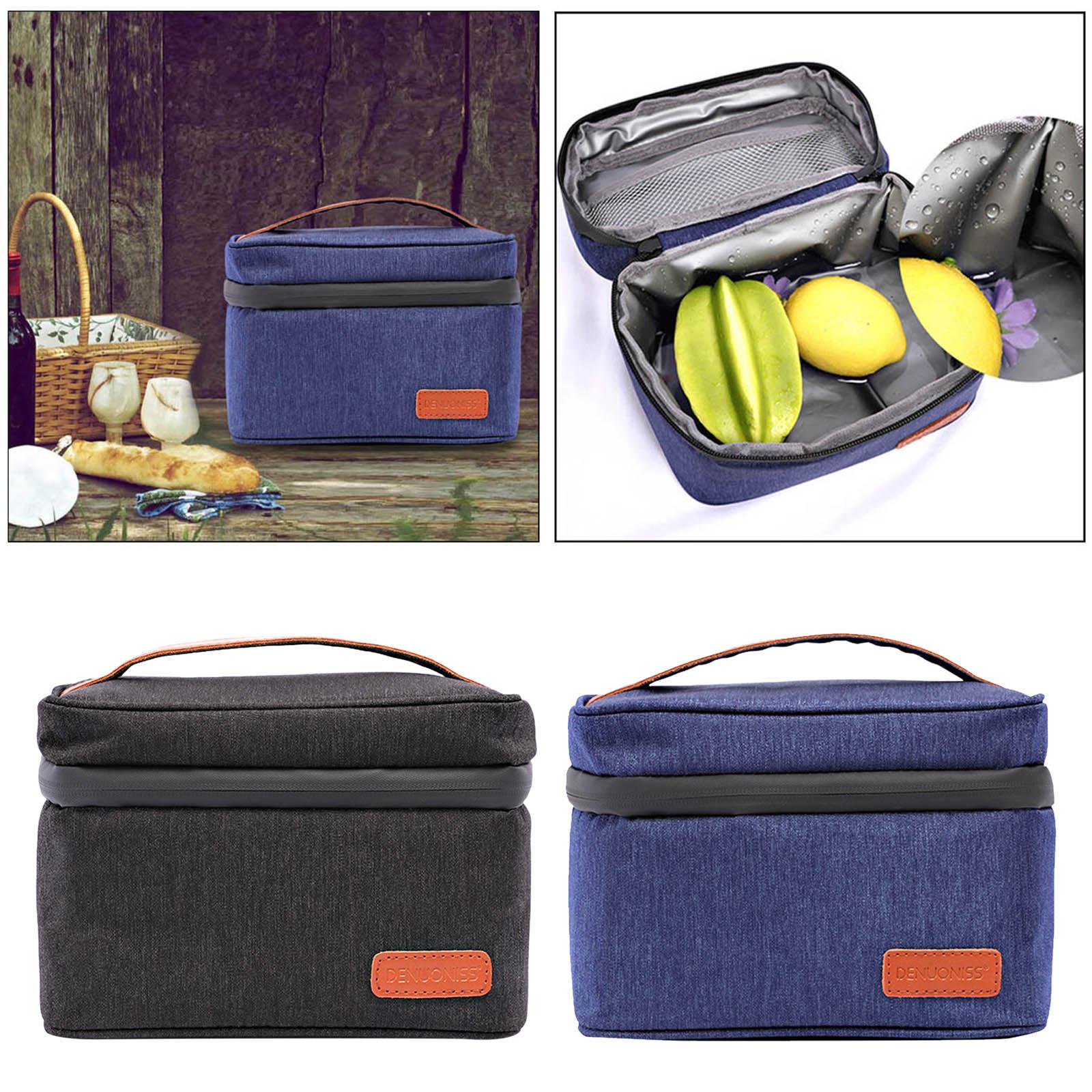 Insulated Lunch Bag Cooler Bag - Food And Snacks For Picnic recension och pris