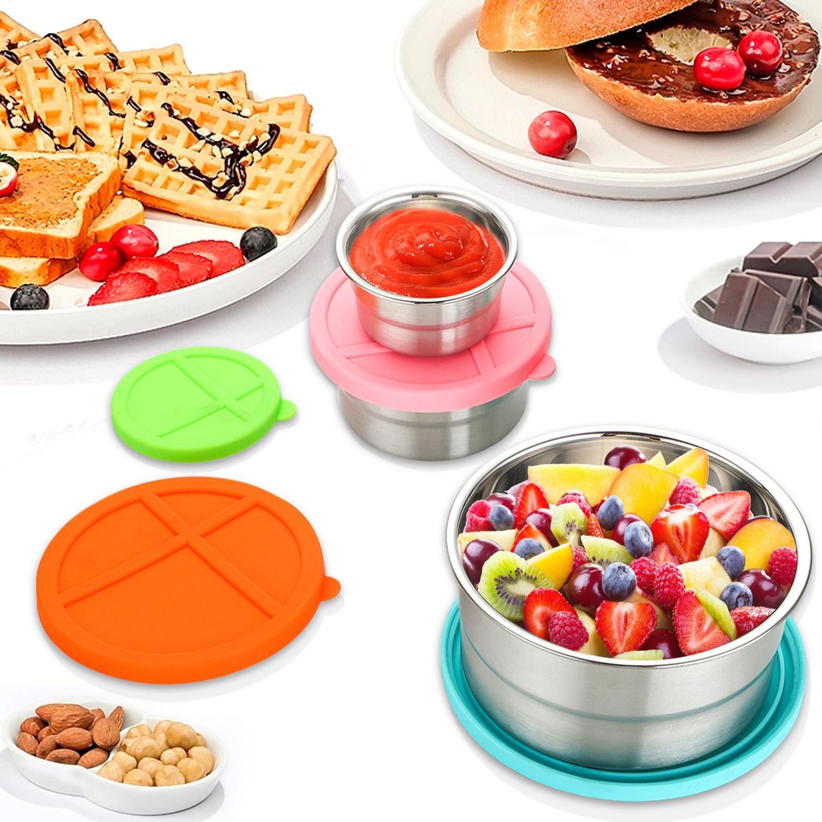Metal Food Container 5 Pieces  - Food And Snacks For Picnic recension och pris