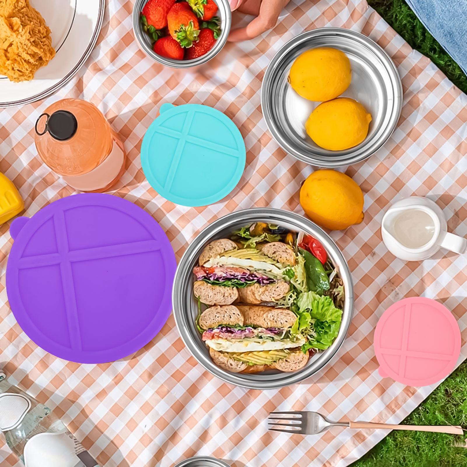 Metal Food Container 5 Pieces  - Food And Snacks For Picnic recension och pris