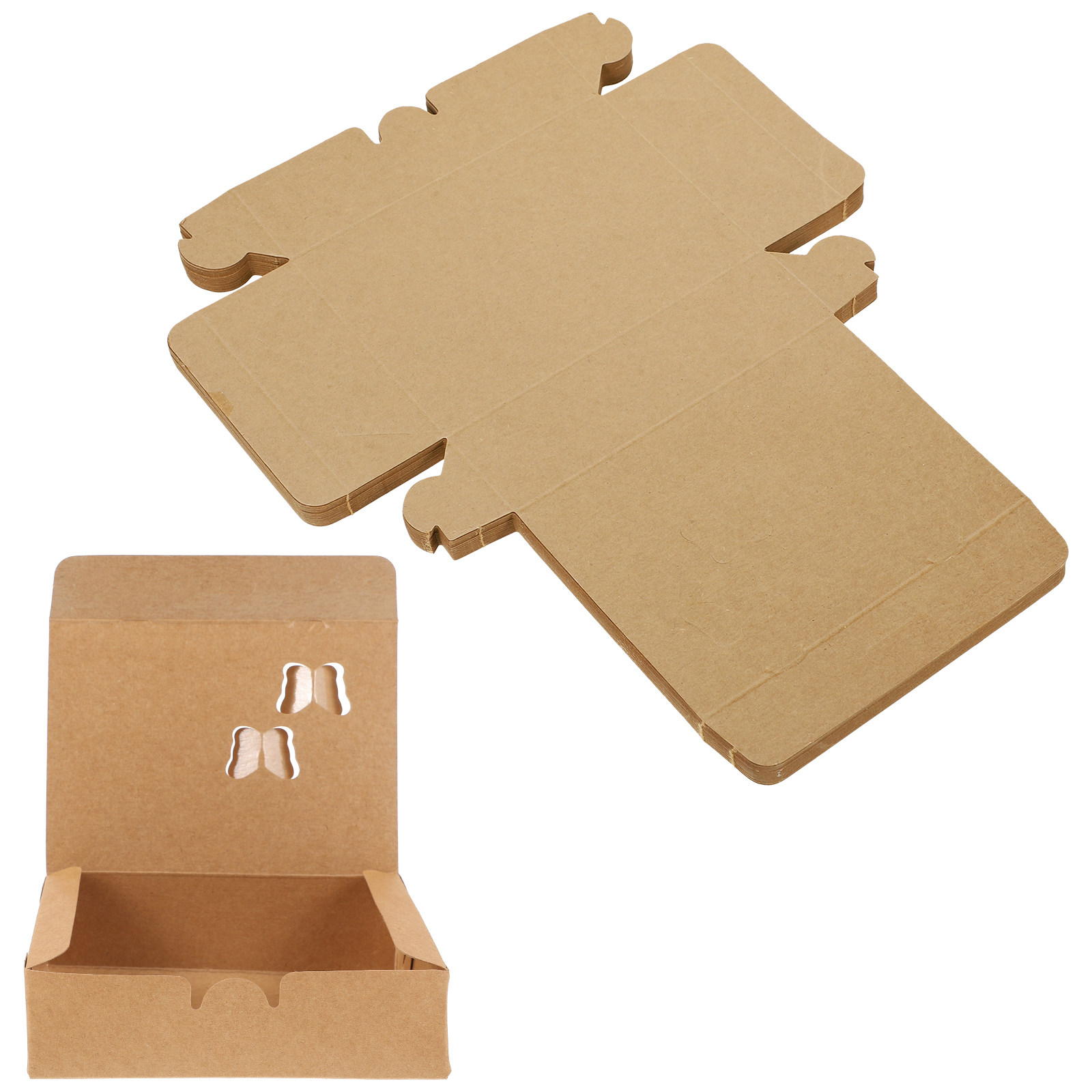25Pcs Kraft Paper Food Packing - Food Day Snacks recension och pris