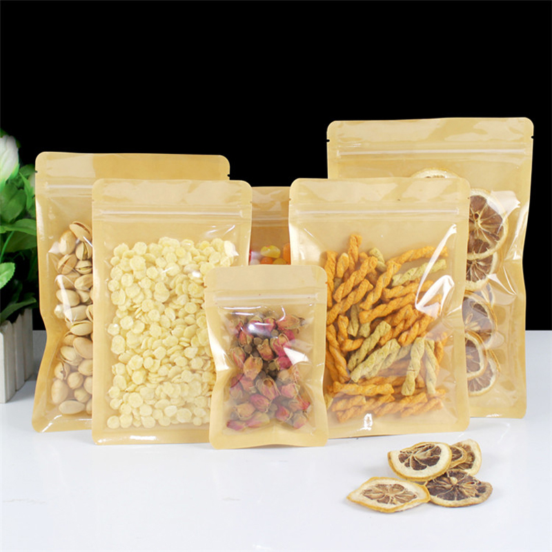 Brown One Side Clear Resealabl - Food Like Snacks recension och pris