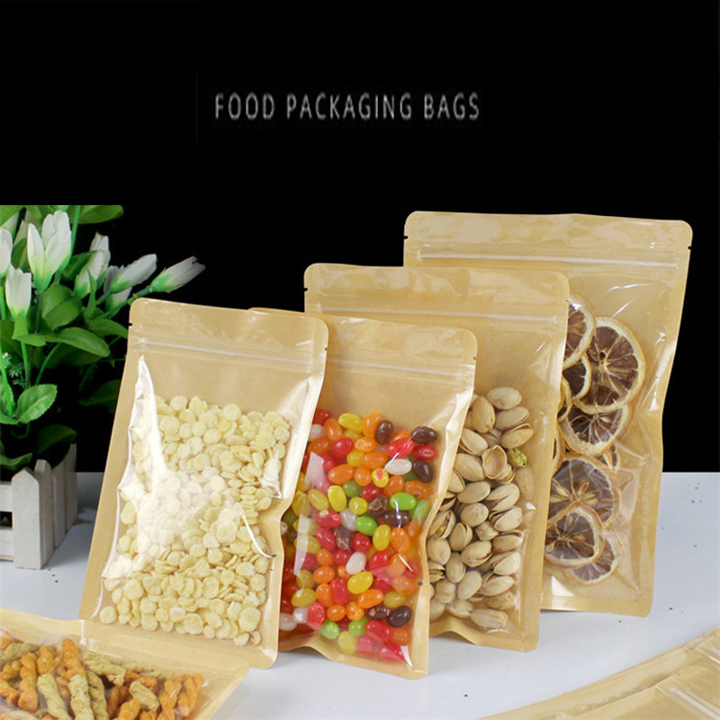 Brown One Side Clear Resealabl - Food Like Snacks recension och pris
