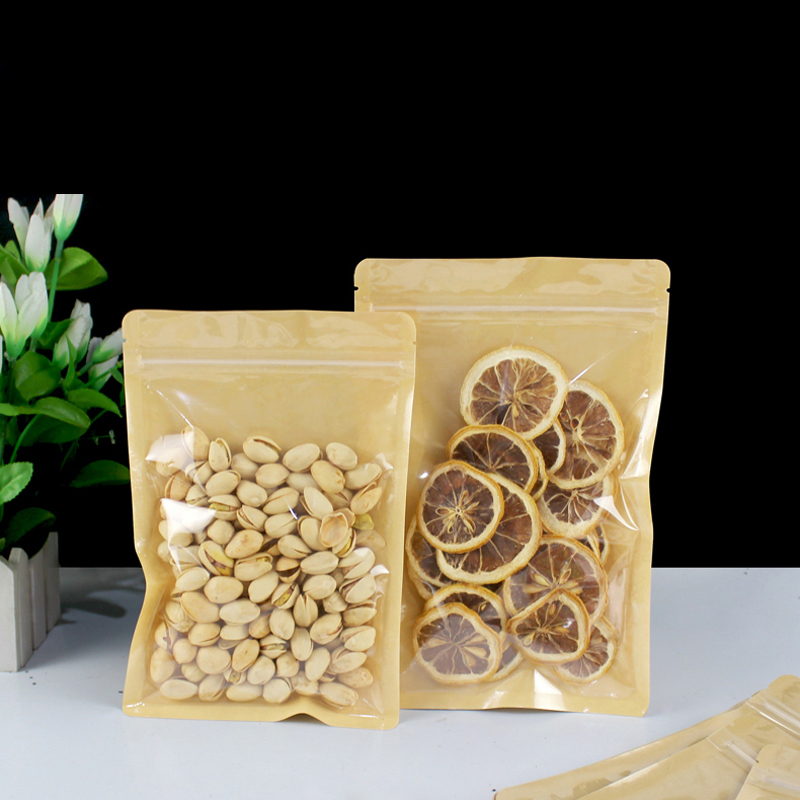 Brown One Side Clear Resealabl - Food Like Snacks recension och pris