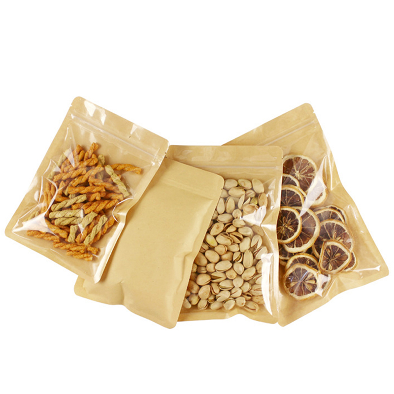 Brown One Side Clear Resealabl - Food Like Snacks recension och pris
