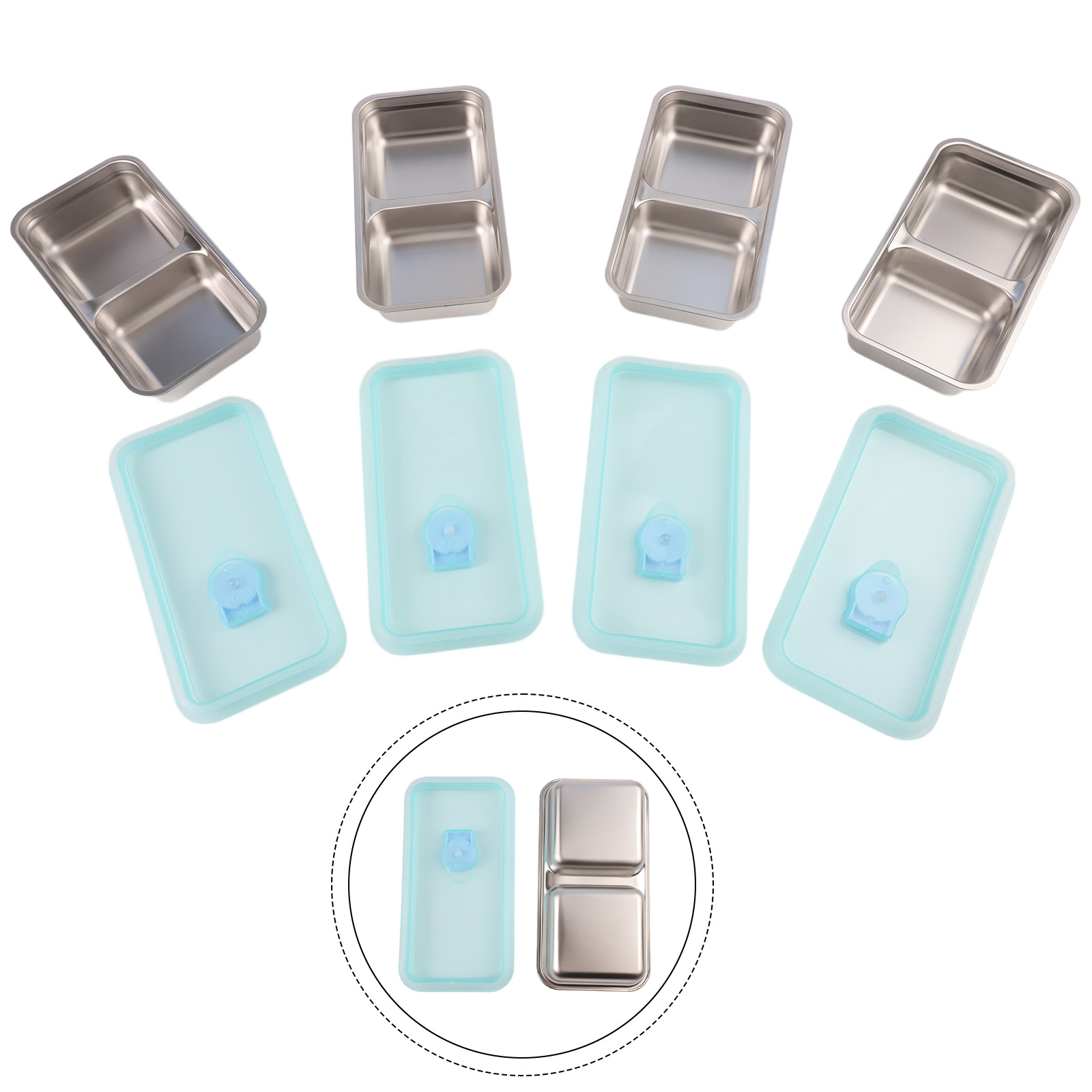 4Pcs Stainless Steel Snack Con - Food And Snacks For Picnic recension och pris